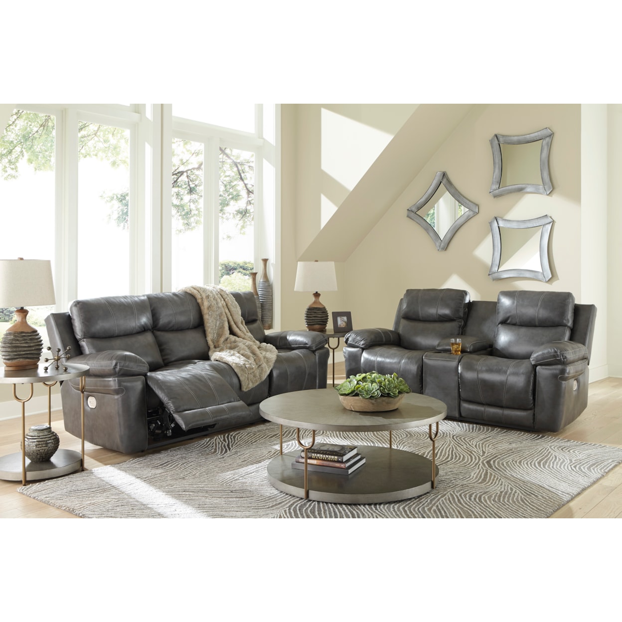 Michael Alan Select Edmar Power Reclining Sofa