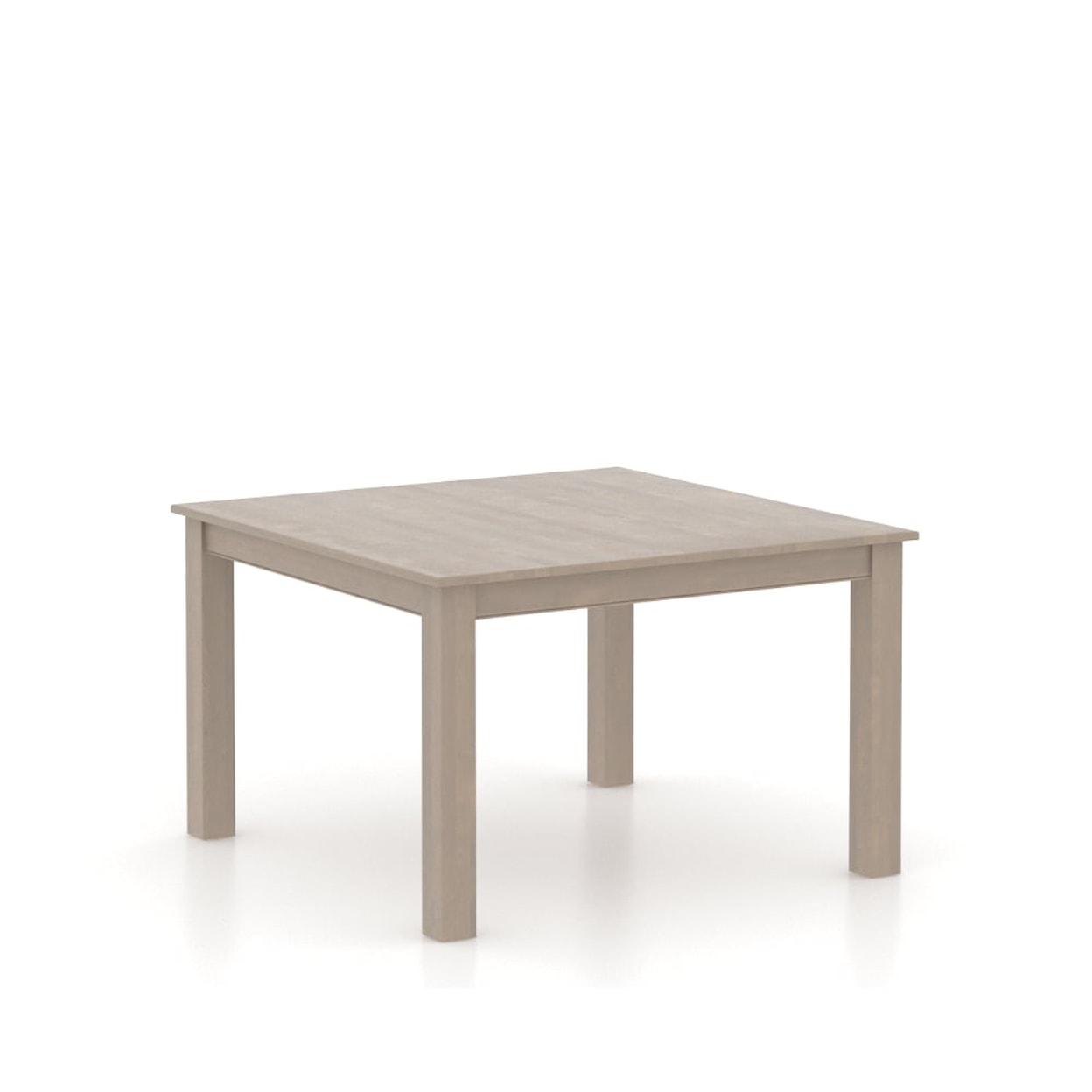 Canadel Gourmet Customizable Square Table with Legs