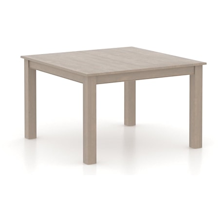 Transitional Customizable Square Table with Legs