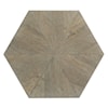 Hammary Creston Premier Hexagonal Coffee Table