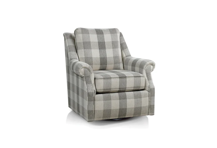 1450/1470/N Series Swivel Glider Accent Chair by England at Furniture Superstore - Rochester, MN