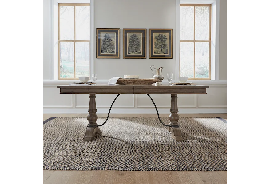Americana Farmhouse Dining Table by Liberty Furniture at Howell Furniture