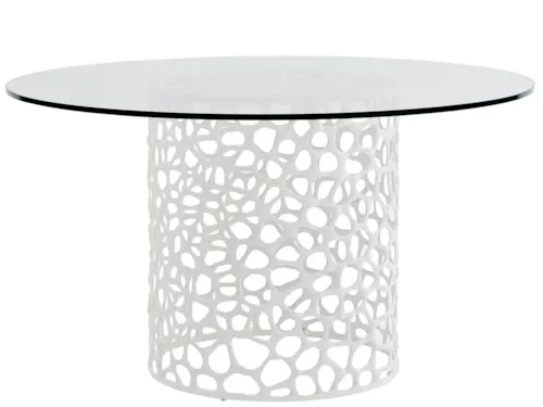 Coastal 54" Dining Table with Coral Base