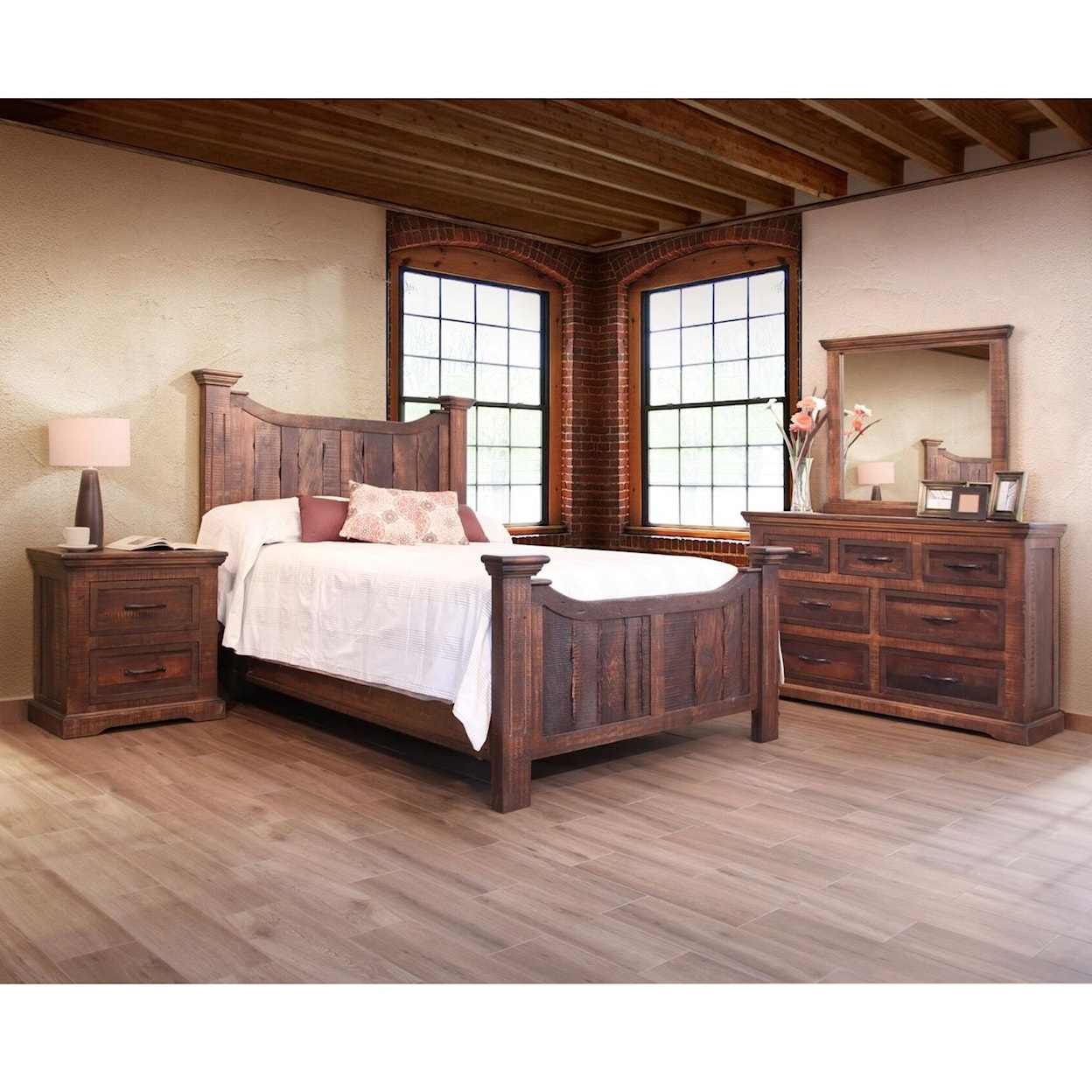 International Furniture Direct Madeira California King Bedroom Group