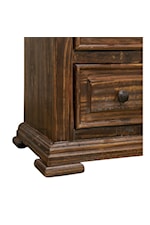 Elements International Olivia Relaxed Vintage Dresser with Doors