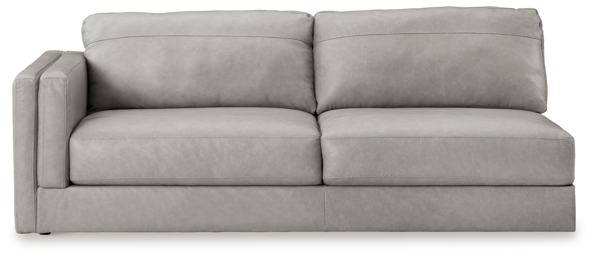 Signature Design by Ashley Amiata 2-Piece Sectional With Chaise And Ottoman