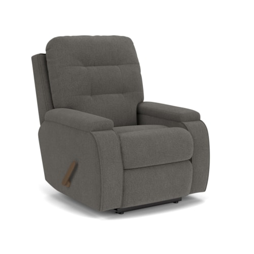 Wall-Saver Recliner with Channeled Back