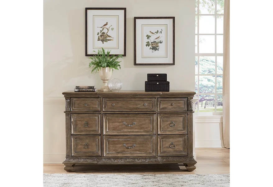 Carlisle Court 9-Drawer Dresser by Liberty Furniture at Gill Brothers Furniture & Mattress