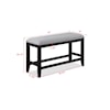 Crown Mark Frey Upholstered Counter-Height Dining Bench