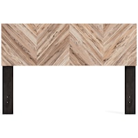 Queen Panel Headboard in Chevron Pattern