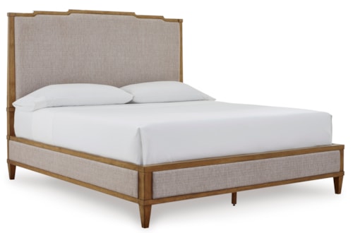 Queen Upholstered Panel Bed