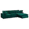 Modway Commix 4-Piece Sectional Sofa