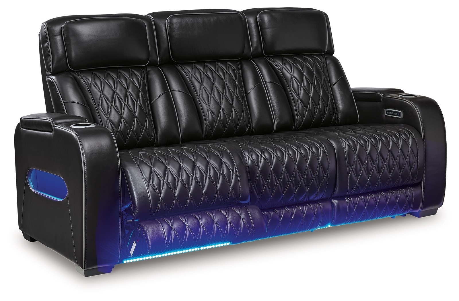 Signature Design by Ashley Boyington Pwr Rec Sofa With Adj Headrest