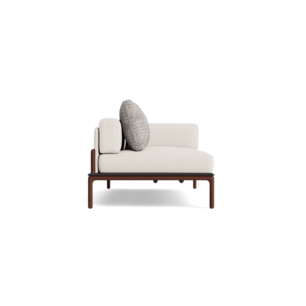 Moto Right Arm Loveseat with Table Sectional