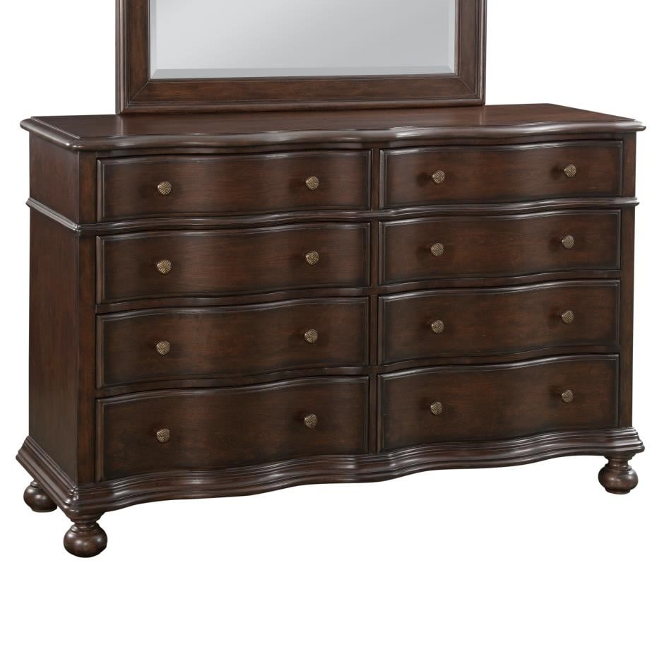 American Woodcrafters Rodanthe Traditional 8-Drawer Dresser | Howell ...