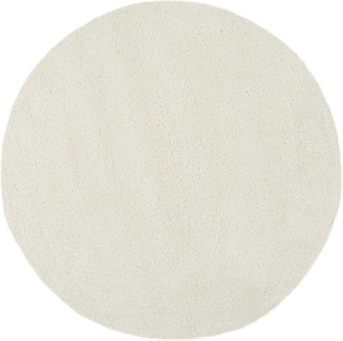 6'7"  Ivory Round Rug
