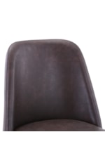 Jofran Maddox Maddox Contemporary Upholstered Dining Chair - Dark Brown
