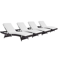 Chaise Outdoor Patio Set of 4