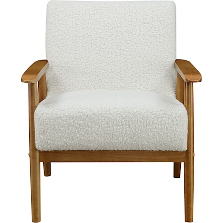 Mid-Century Wood Frame Chair