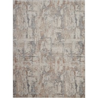 7'10" x 10'6" Beige/Grey Rectangle Rug