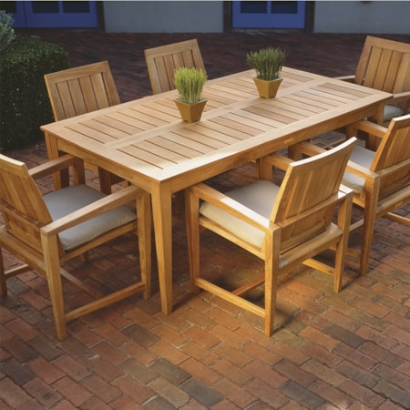 Outdoor 73&quot; Rectangular Dining Table