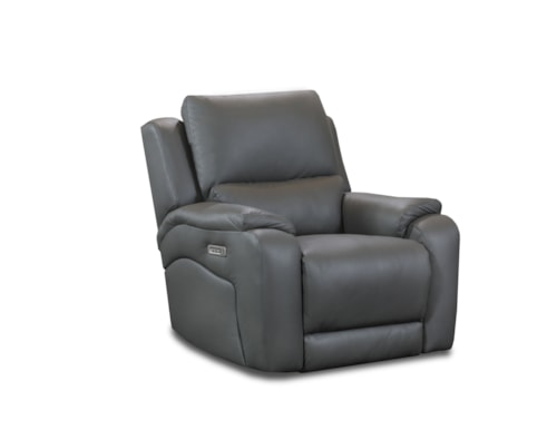 Power Headrest Rocker Recliner W/Lumbar
