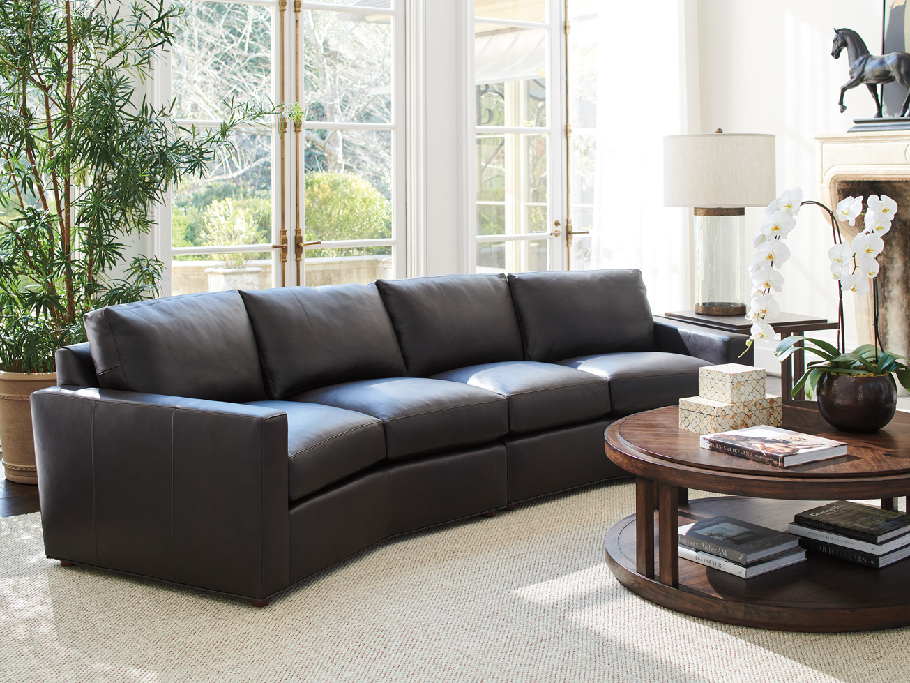 Ashbury 2-Piece Leather Sectional