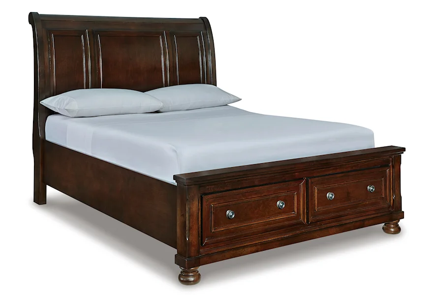 Porter Queen Sleigh Bed by Ashley Furniture at Beck's Furniture