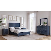 Contemporary California King Bedroom Set with Dresser
