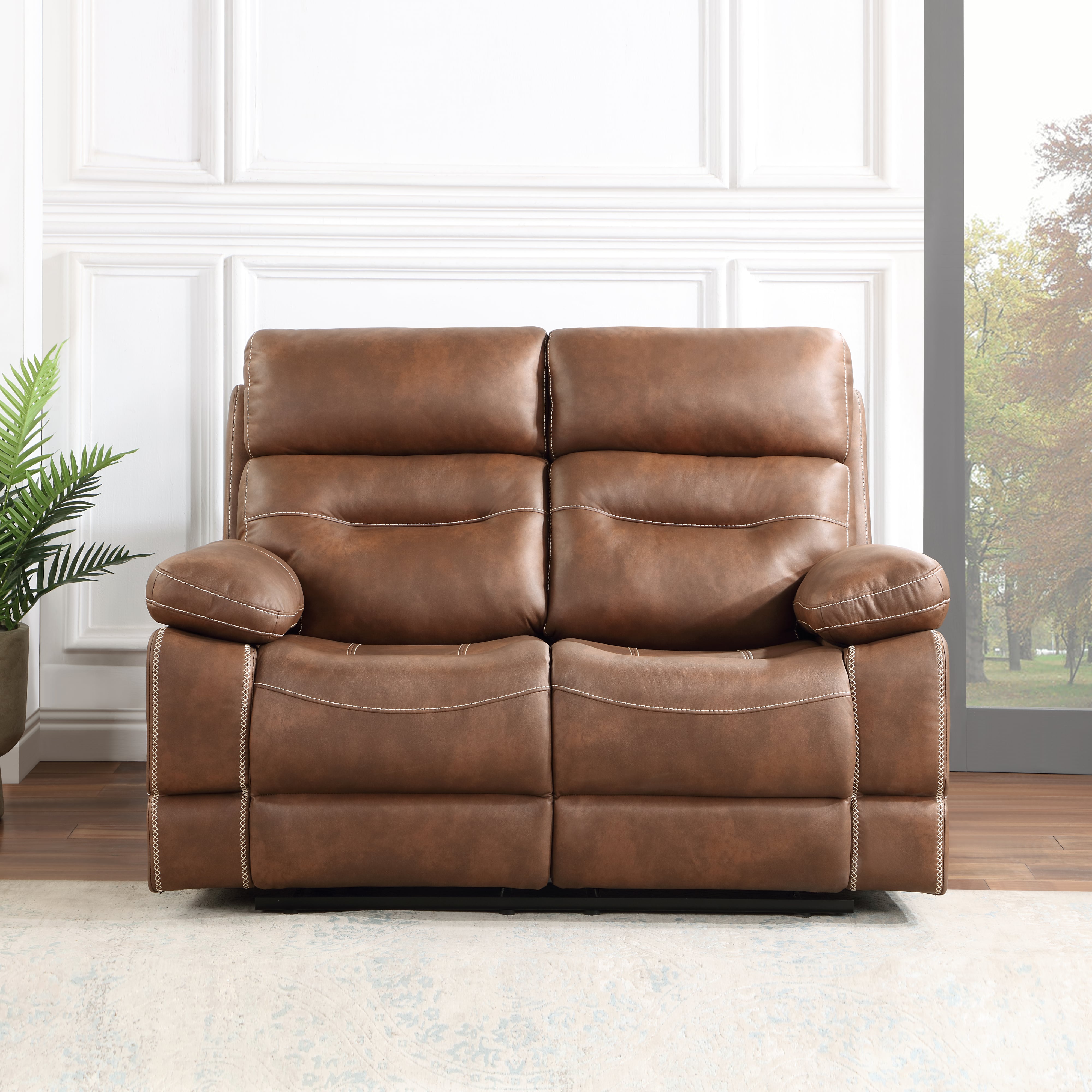 Steve Silver Rudger Manual Reclining Loveseat