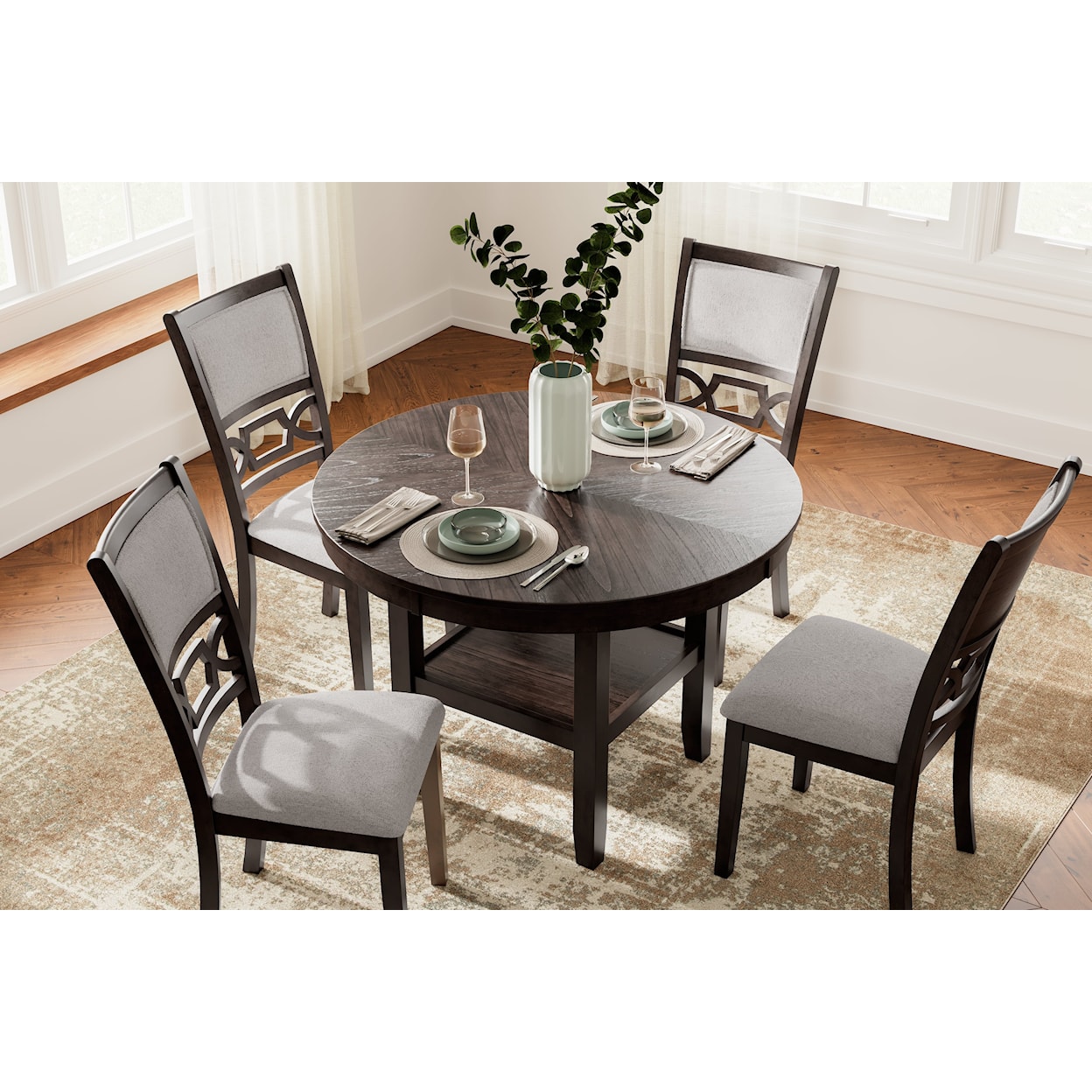 Michael Alan Select Langwest Dining Room Table Set