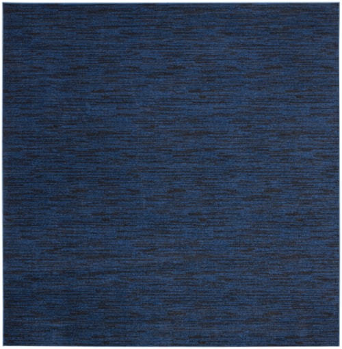 9'  Midnight Blue Square Rug