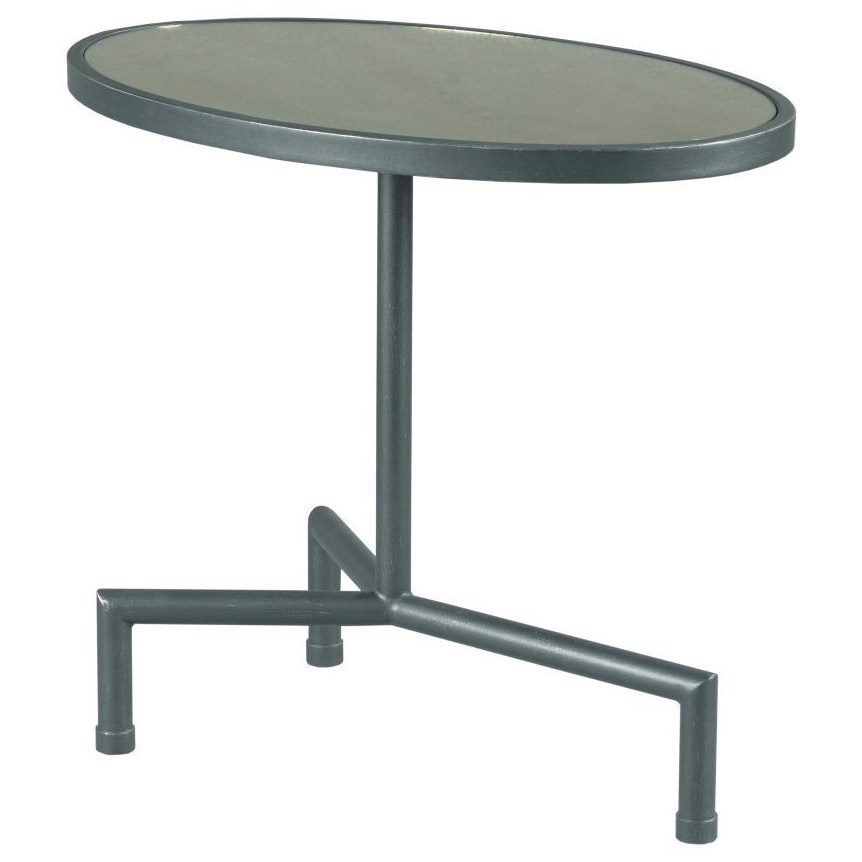 Hammary Hidden Treasures Oval Chairside Table