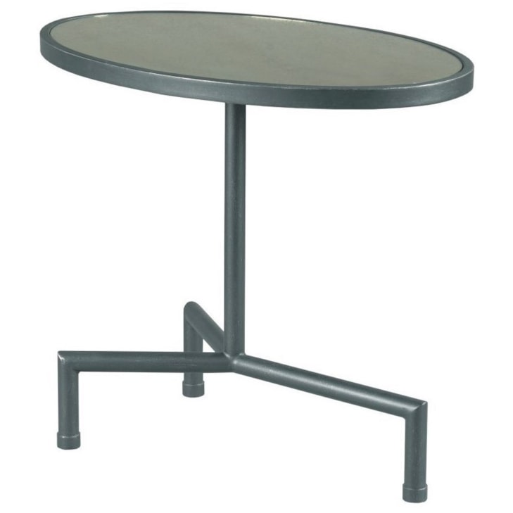 Hammary Hidden Treasures Oval Chairside Table