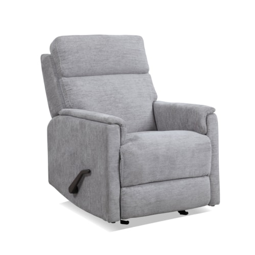 Compact Gliding Recliner with Removable Back