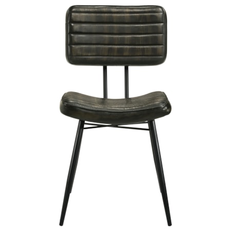 Misty Leather Dining Chair