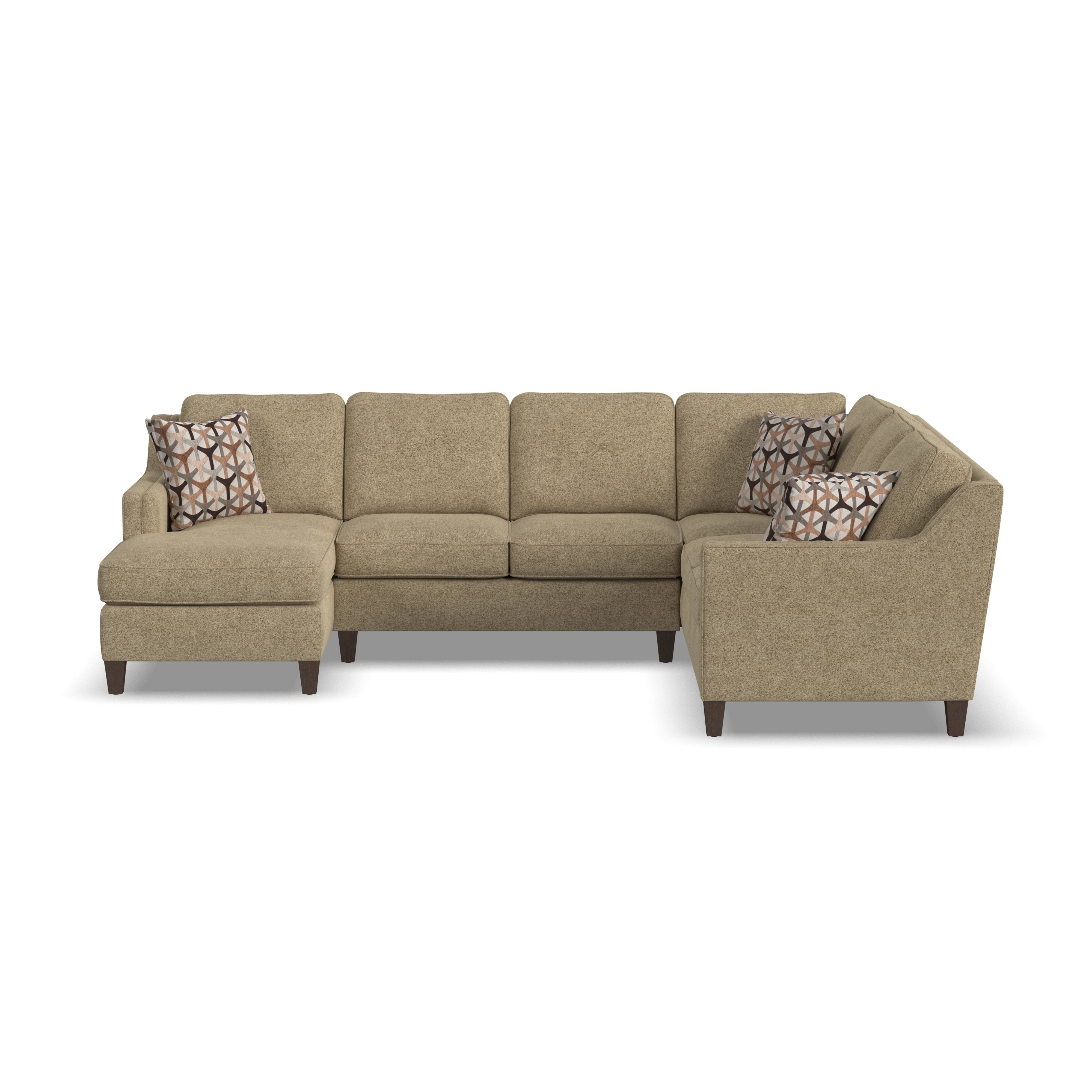 Flexsteel Finley 501025x1+501028x1+5010231x1+501029x1 Transitional Sectional Sofa Goods