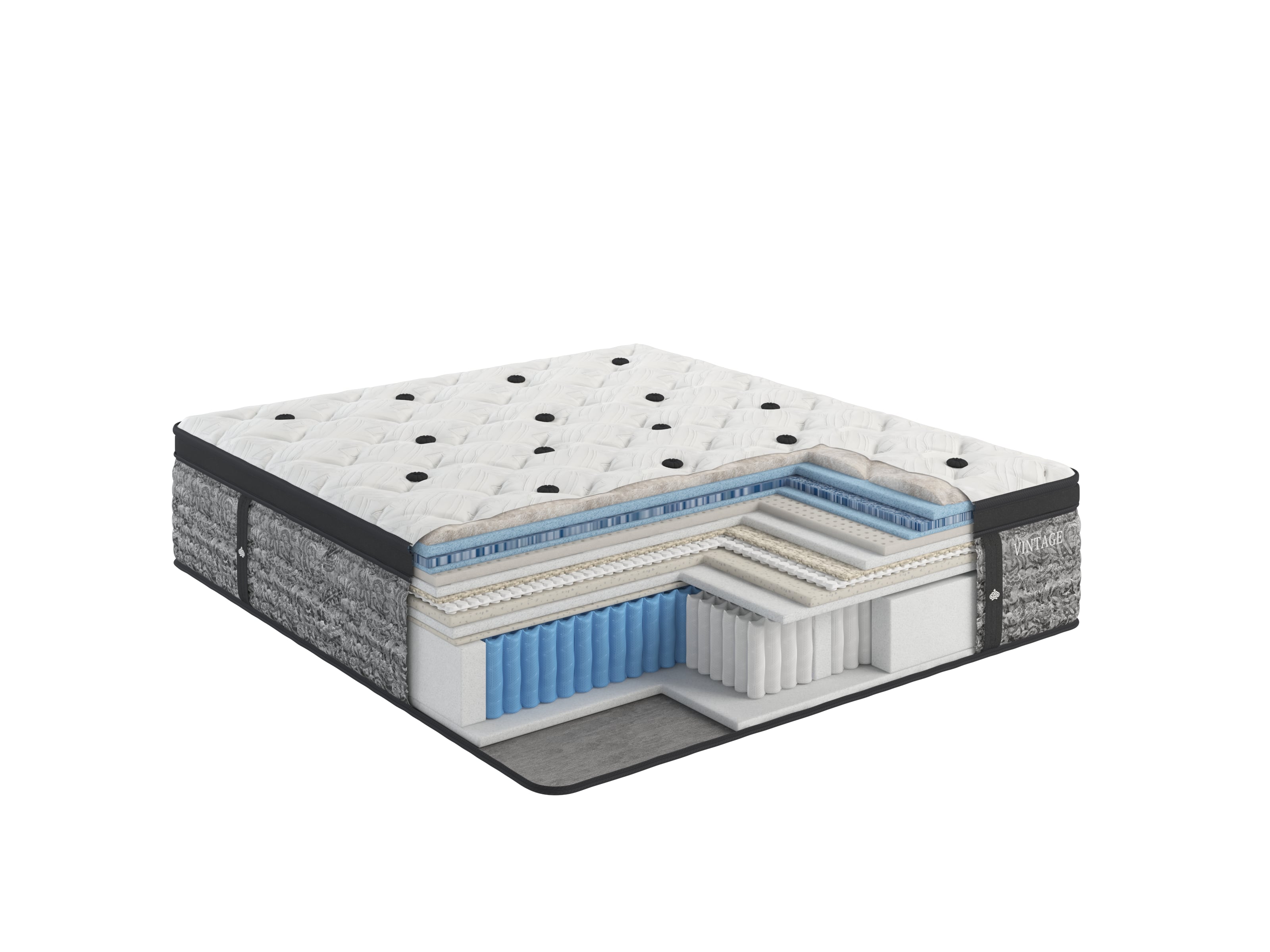 Kingsdown Silver Sage Ultra Plush ET King Ultra Plush Euro Top Mattress