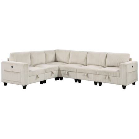6-Piece Sectional Sofa
