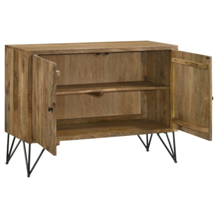 Eileen Wood Storage Accent Cabinet