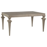 Brussels Rectangular Dining Table with Removable Leaf