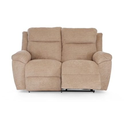 Casual Reclining Loveseat