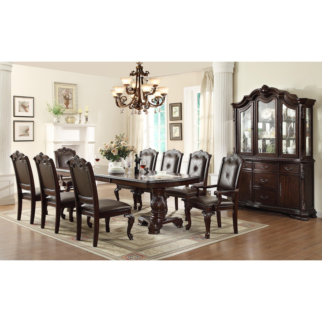 Crown Mark Kiera Dining Arm Chair