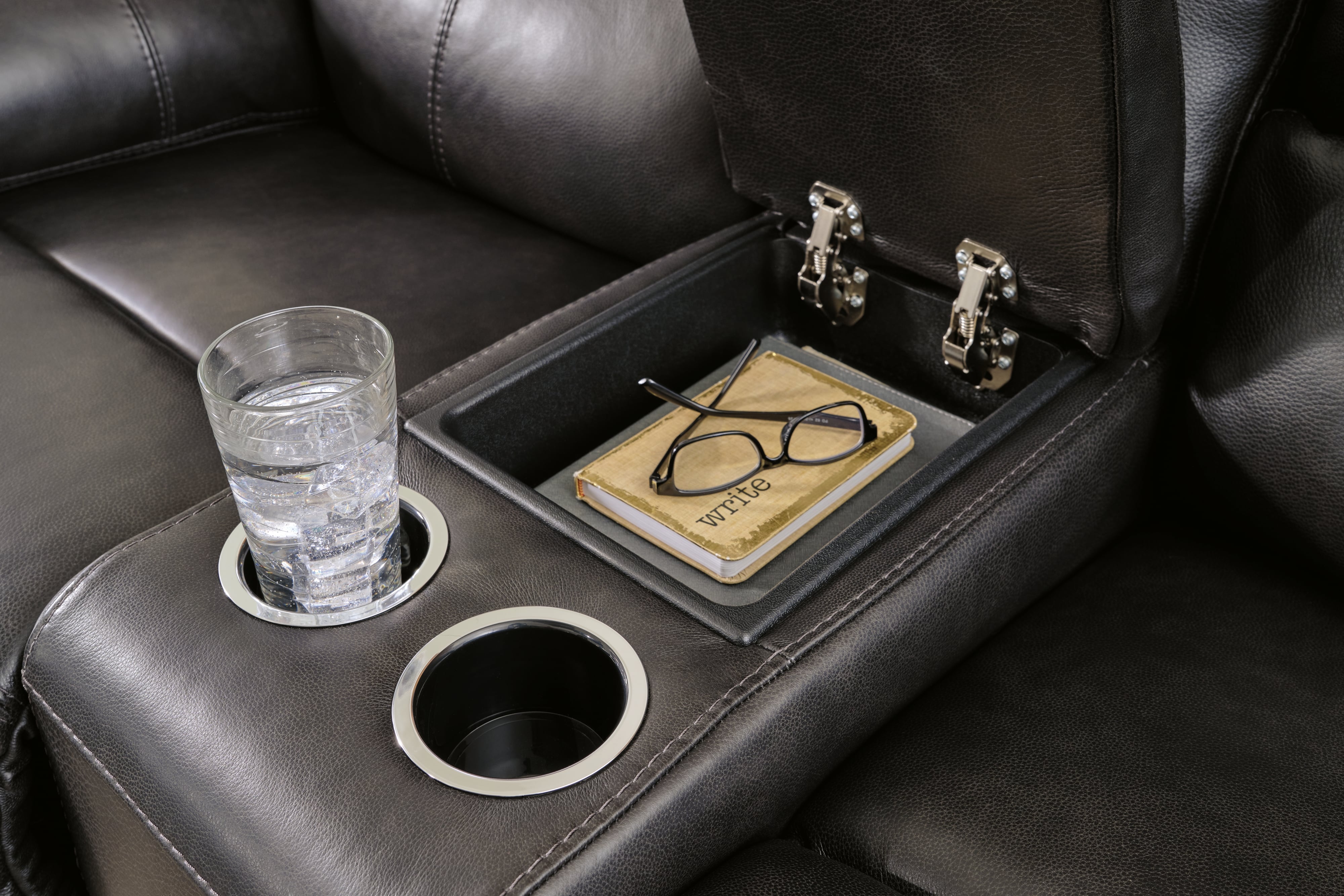 Signature Design by Ashley Mountainous Power Reclining Loveseat