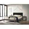 Crown Mark Skyler Black King Panel Headboard