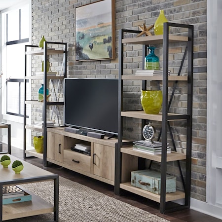 Rainier 4 Pc. Wall Unit - The RoomPlace