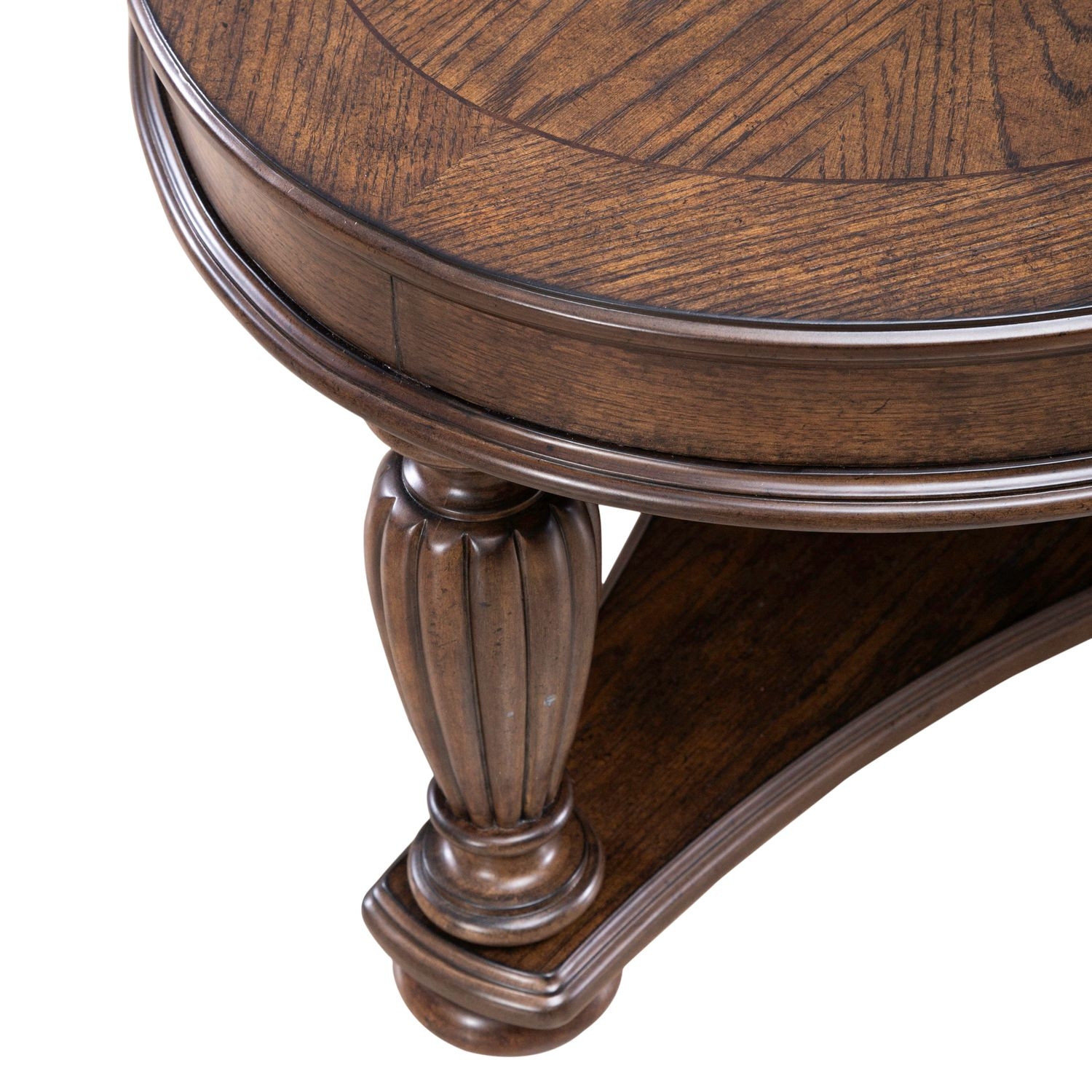 Liberty Furniture Allington 50" Oval Cocktail Table with Casters