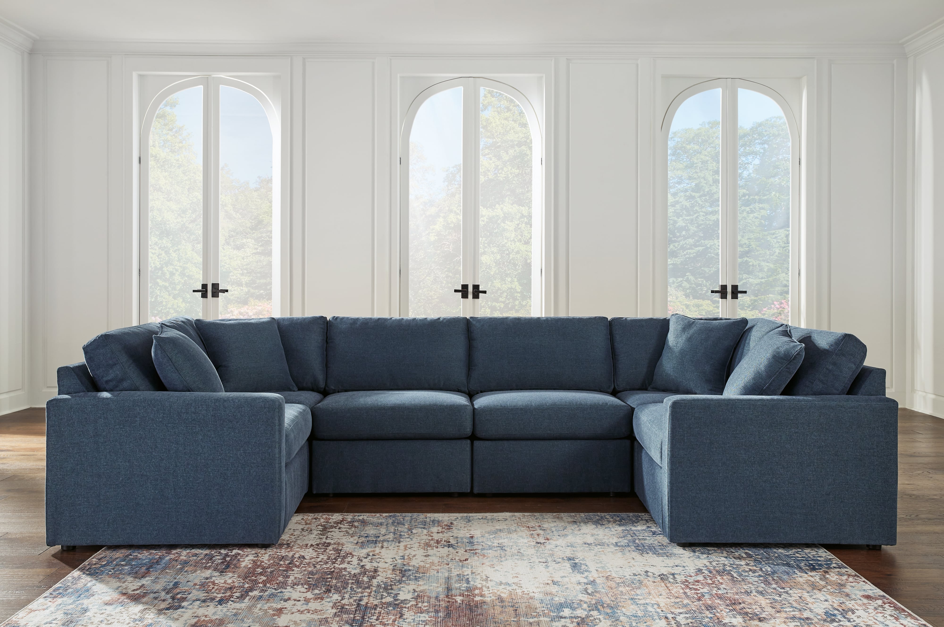 Signature Design by Ashley Modmax 6-Piece Sectional And Ottoman