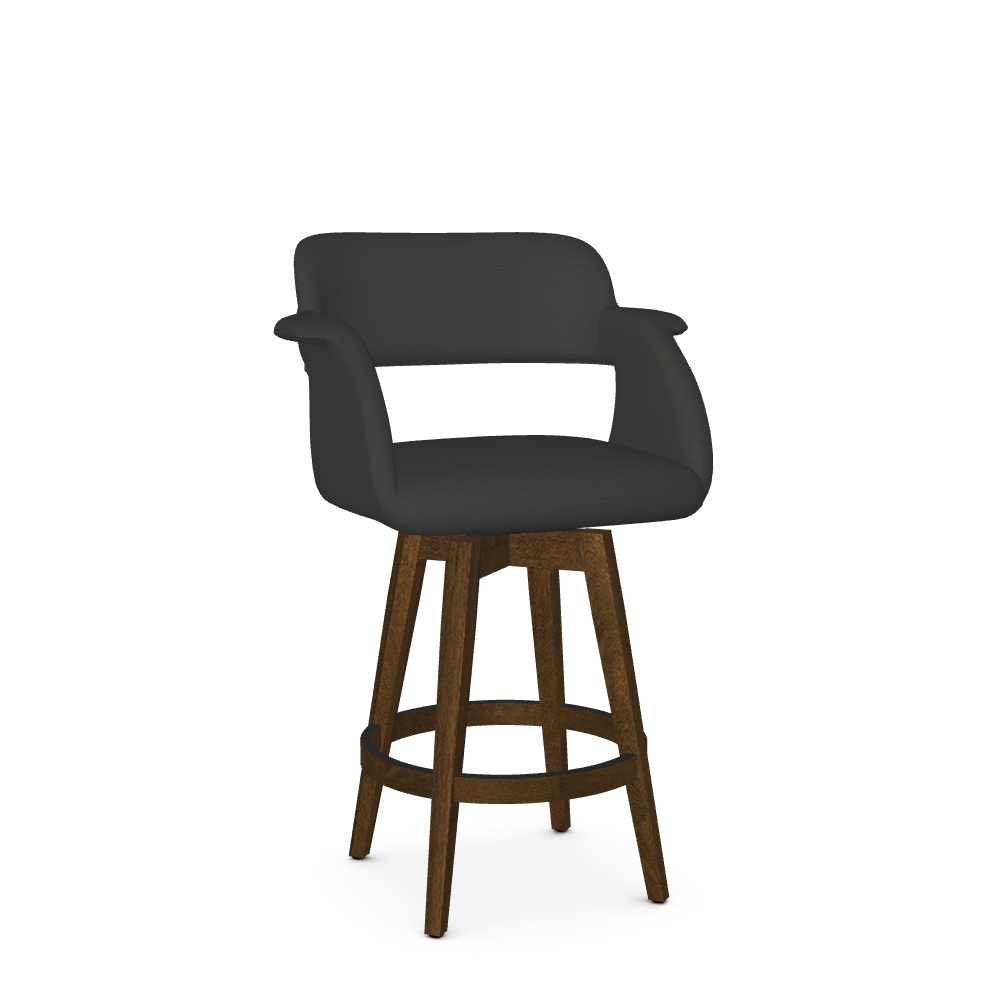 Upholstered Counter Height Swivel Stool