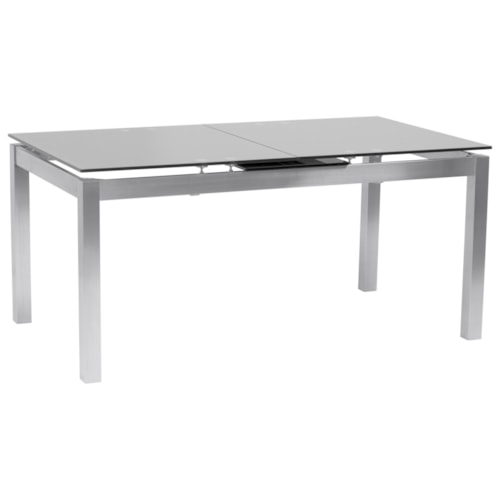 Contemporary Dining Table with Leaf